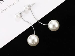 Simulated Pearl Stud Earrings