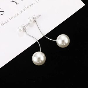 Simulated Pearl Stud Earrings