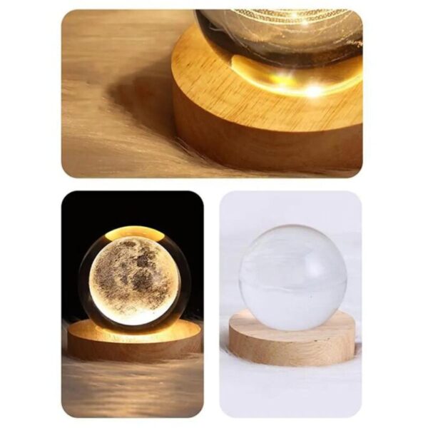 Galaxy Crystal Ball Night Lamp - Image 2