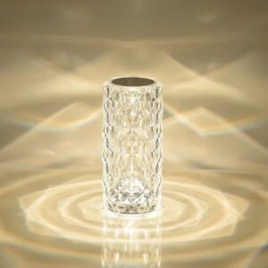 Crystal Rose Light Table Lamp