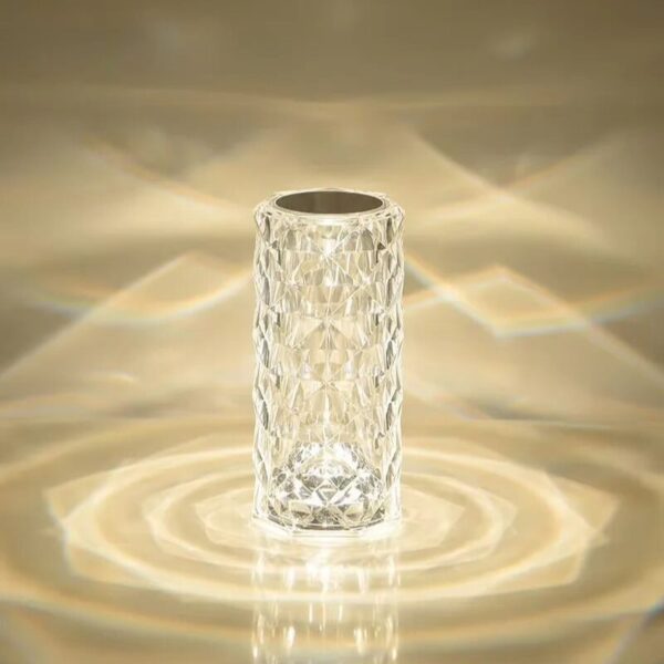 Crystal Rose Light Table Lamp
