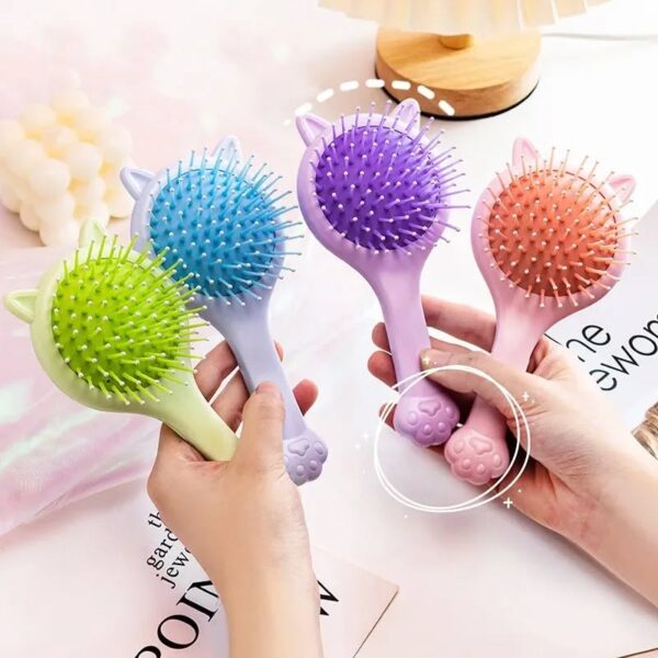 Mini Hair Brush with Mirror