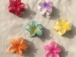 Flower Claw Clips