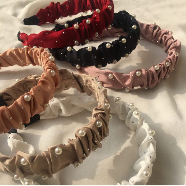 Pearl Ribbon Headband