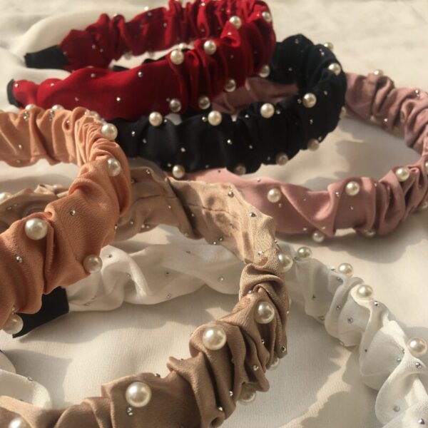 Pearl Ribbon Headband - Image 3
