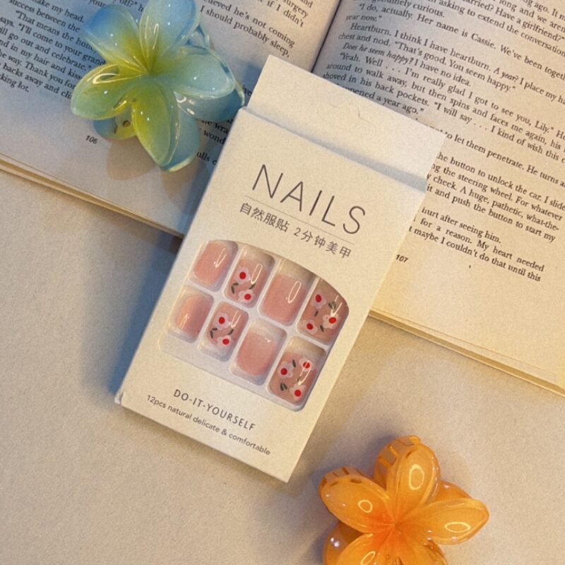 12 Pc Nail Box With Stickers