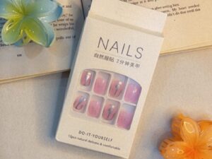 12 Pc Nail Box With Stickers