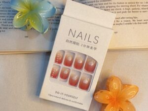 12 Pc Nail Box With Stickers