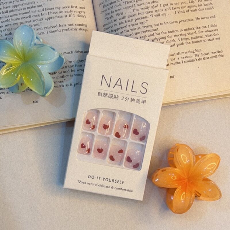 12 Pc Nail Box With Stickers