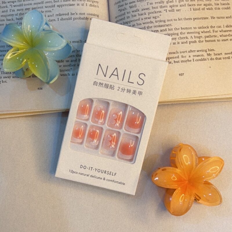 12 Pc Nail Box With Stickers