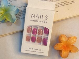 12 Pc Nail Box With Stickers