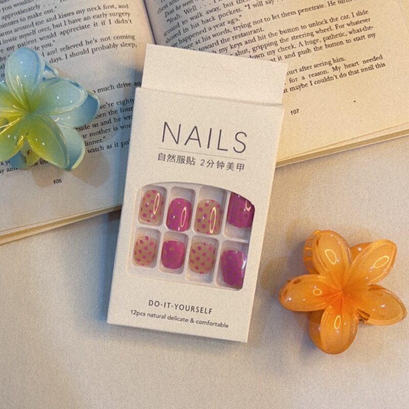 12 Pc Nail Box With Stickers